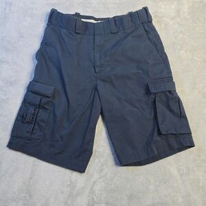 Galls Tactical Cargo Shorts Men's 33 Navy Blue Utility Workwear Gorpcore Outdoor